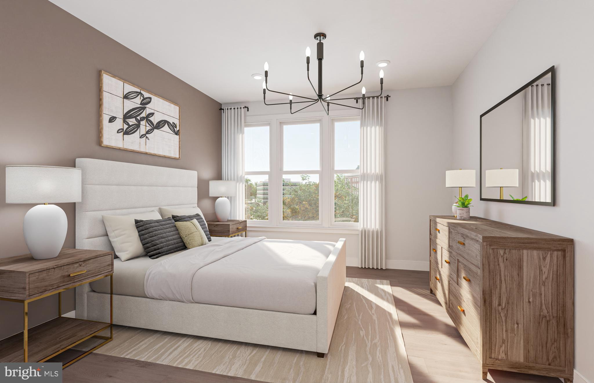 1121 Fortune Terrace, Unit 5 Potomac, MD 20854 - Photo 6 of 12 Owner's Suite - Rendering