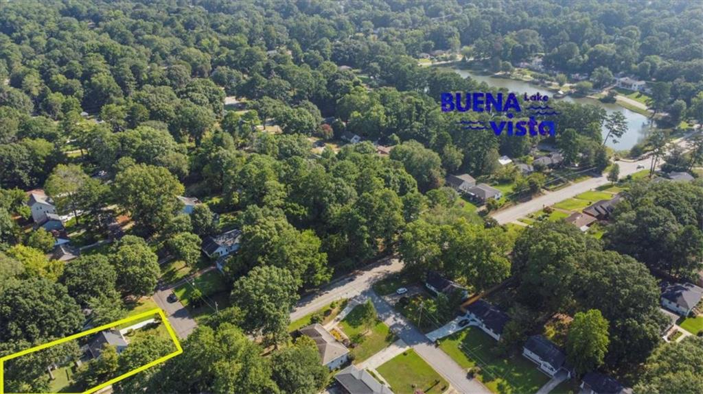 701 Daniel Avenue Decatur, GA 30032 - Photo 7 of 37 an aerial view of residential house with outdoor space and trees all around