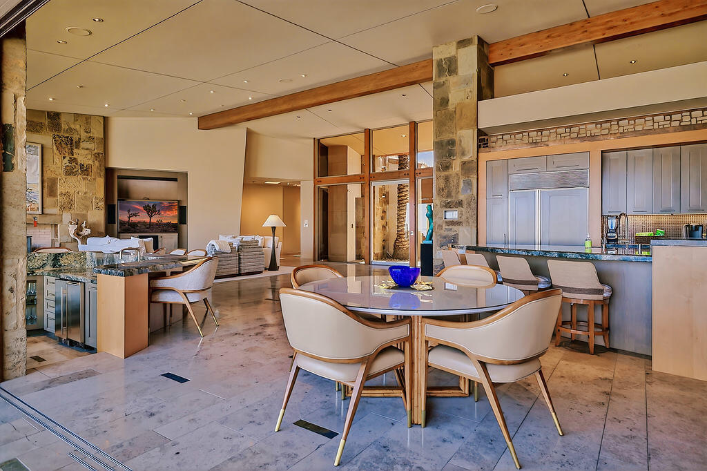 9 Rockcrest Drive Rancho Mirage, CA 92270 - Photo 52 of 64 a view of a dining room with furniture