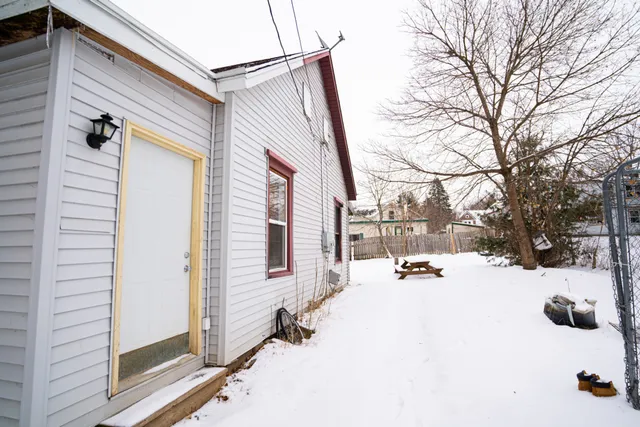 a view of outdoor space and entrance