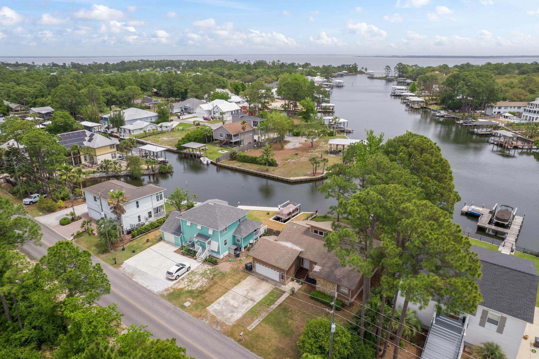 388 West Harborview Road Santa Rosa Beach, FL 32459 - Photo 48 of 62 a view of a lake with houses