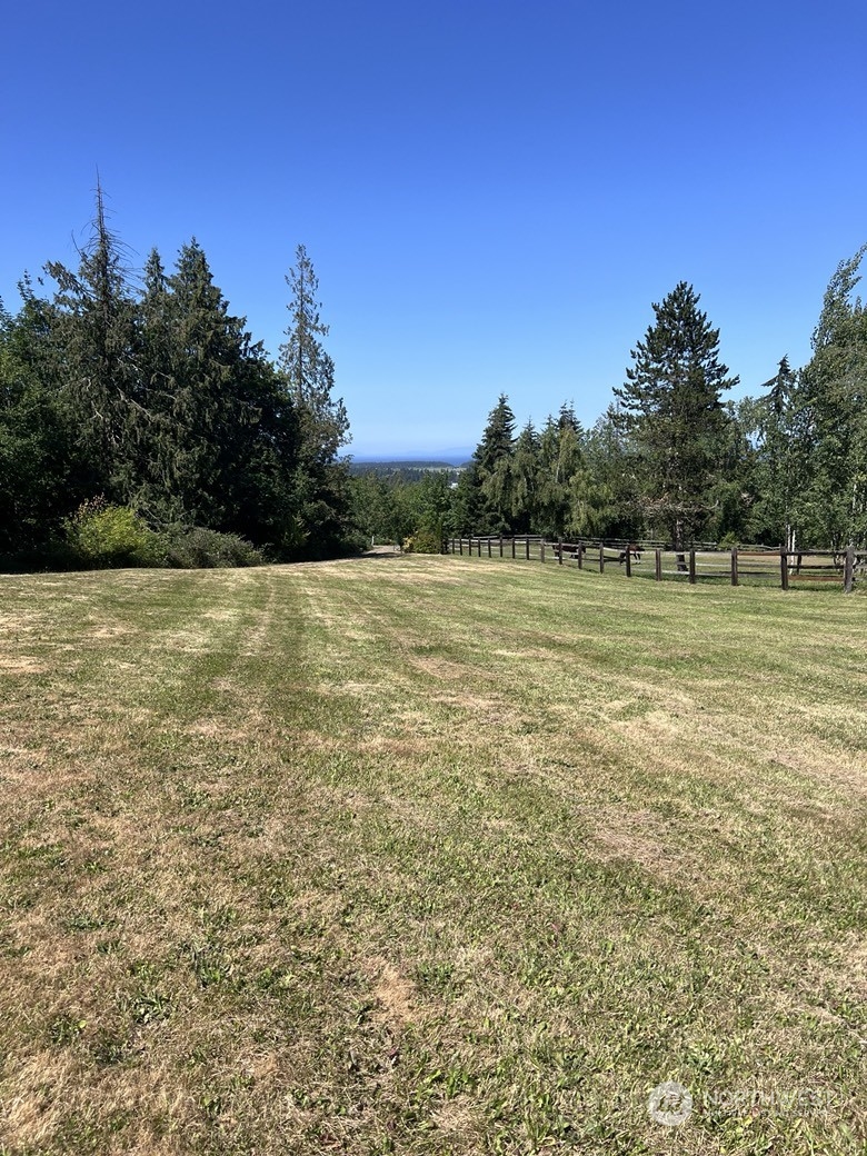 588 Simdars Road Sequim, WA 98382 - Photo 39 of 40 a view of a field with trees in the background