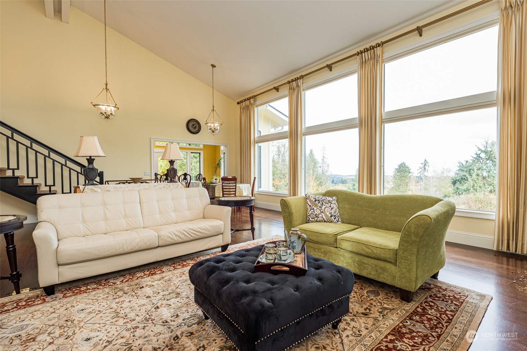 588 Simdars Road Sequim, WA 98382 - Photo 6 of 40 a living room with furniture and a large window