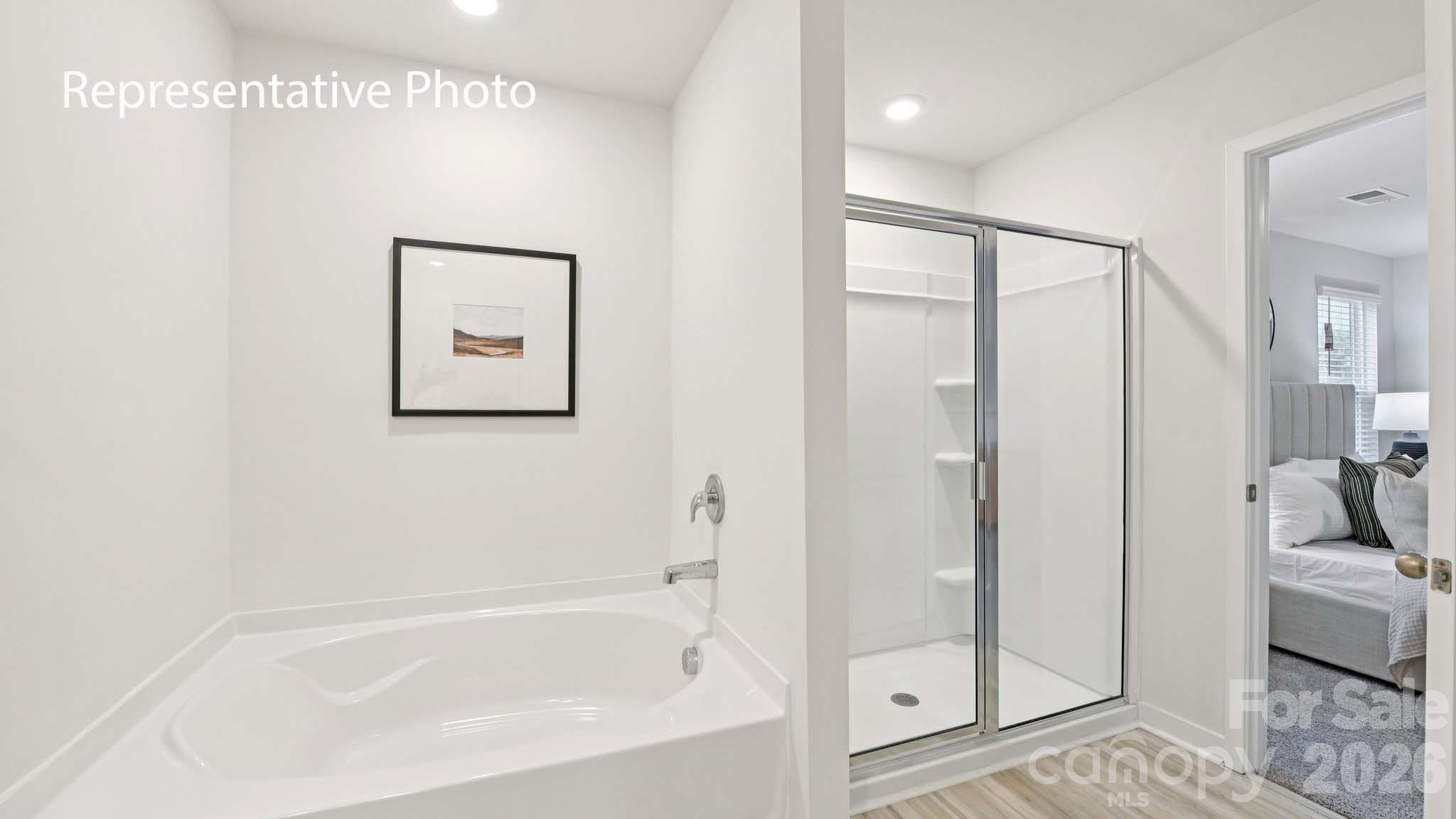 1367 Mammoth Road Hickory, NC 28602 - Photo 30 of 30 a bathroom with a bathtub and a shower