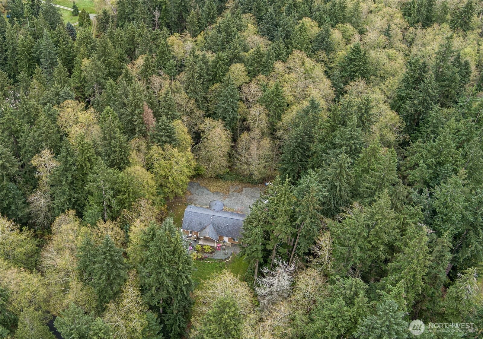 2013 Goss Ridge Road Freeland, WA 98249 - Photo 14 of 24 an aerial view of a house with a yard