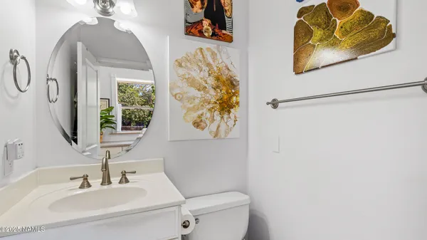 a view of a building with a street