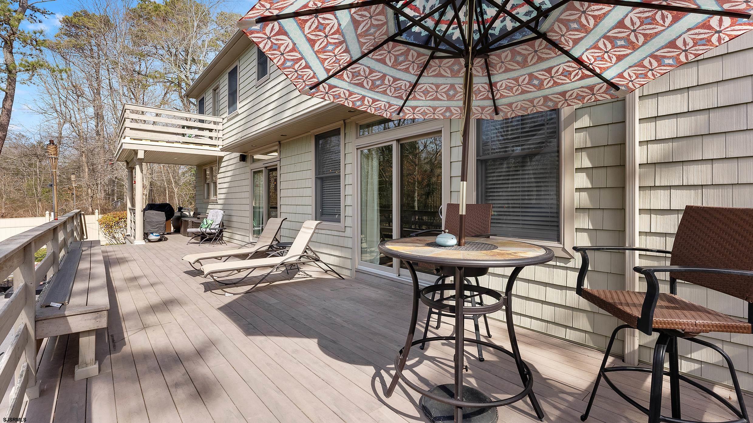 25 Brookside Drive Egg Harbor Township, NJ 08234 - Photo 33 of 47 a view of a patio with a table and chairs