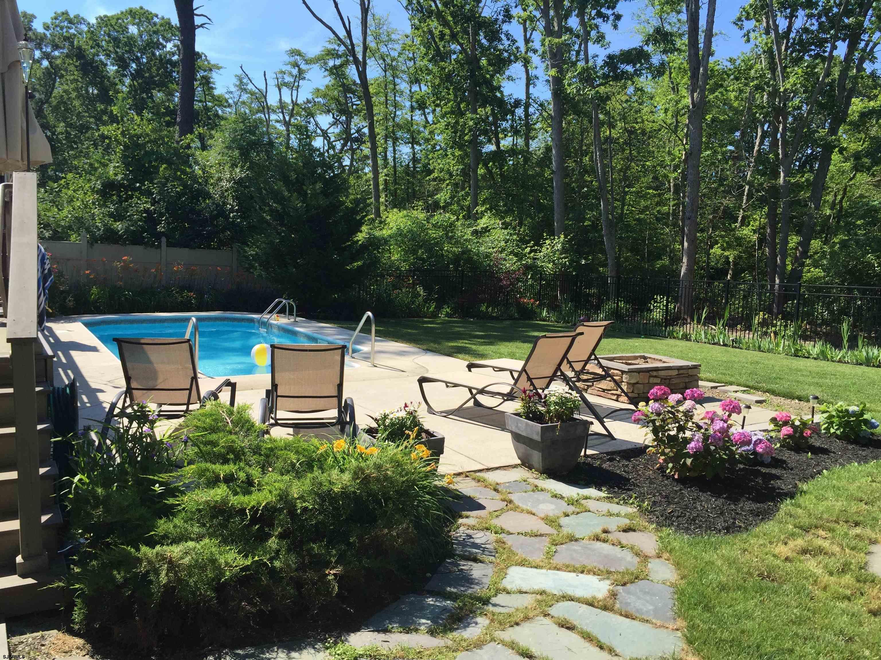 25 Brookside Drive Egg Harbor Township, NJ 08234 - Photo 35 of 47 a view of a chairs and table in the garden