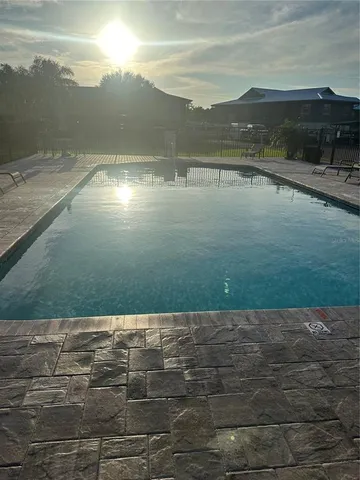 a view of a lake with houses