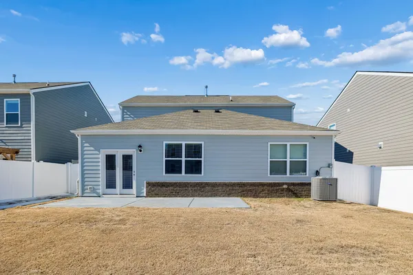 a house view with a outdoor space