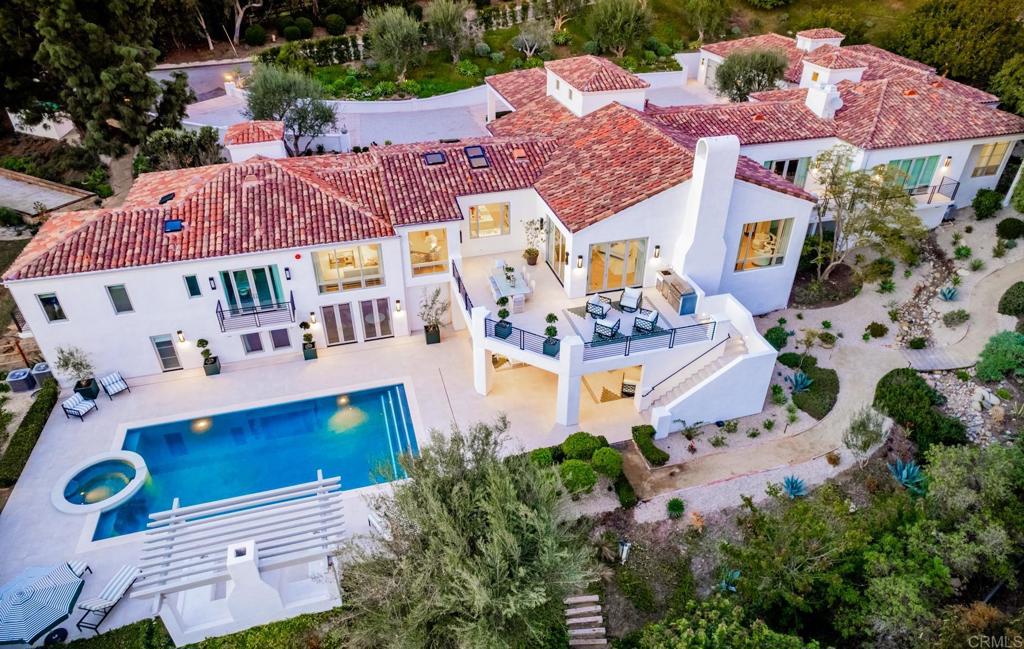 5315 La Crescenta Road Rancho Santa Fe, CA 92067 - Photo 33 of 34 an aerial view of residential houses and outdoor space