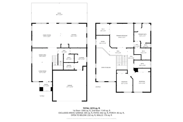 a view of a white house with a yard and potted plants