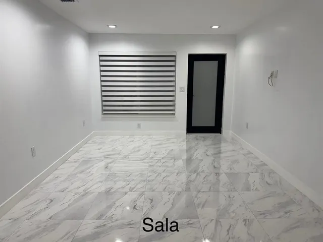 a view of empty room