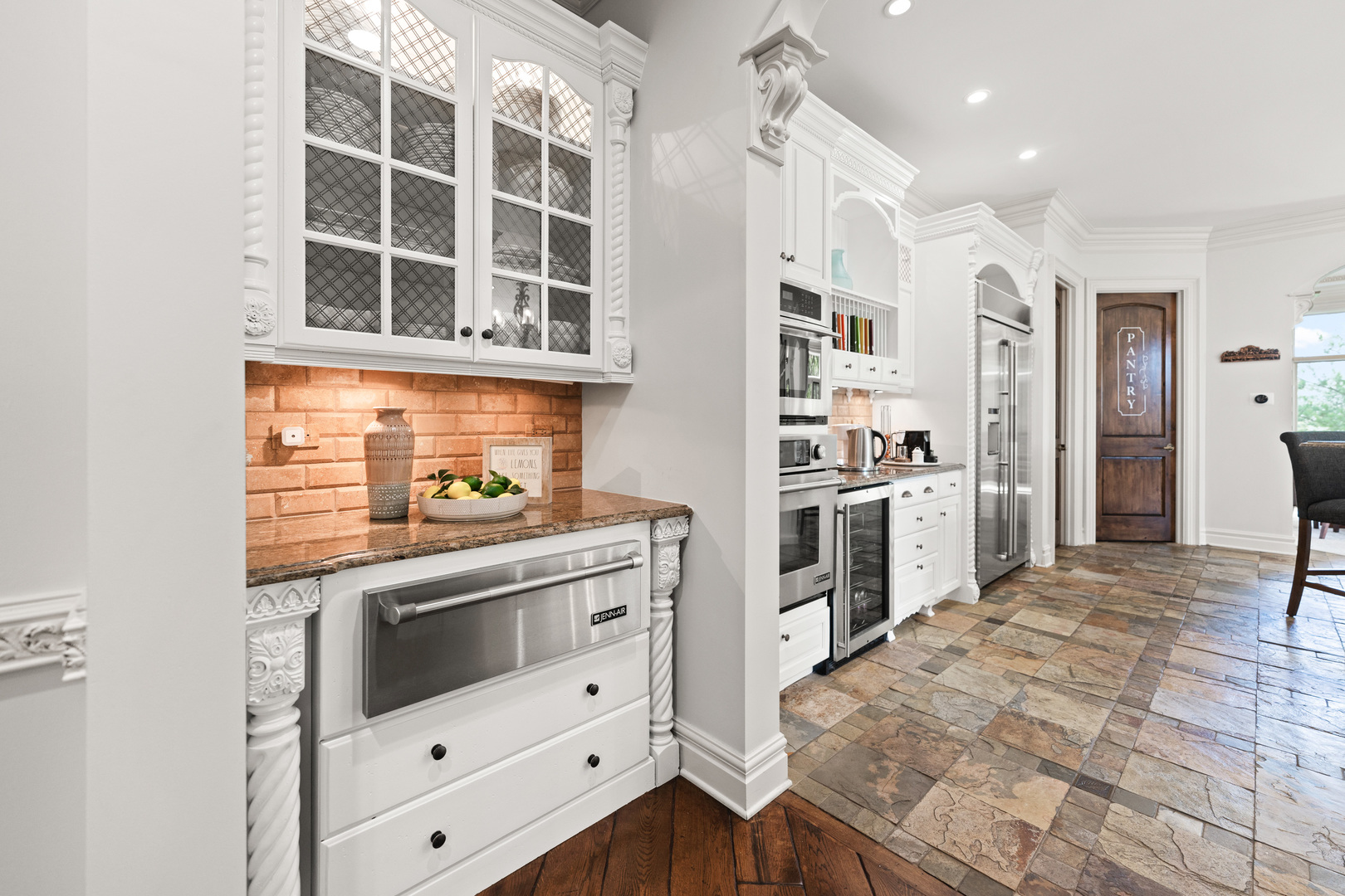 5N155 Prairie Rose Drive St. Charles, IL 60175 - Photo 23 of 148 a kitchen with stainless steel appliances granite countertop a stove and a refrigerator