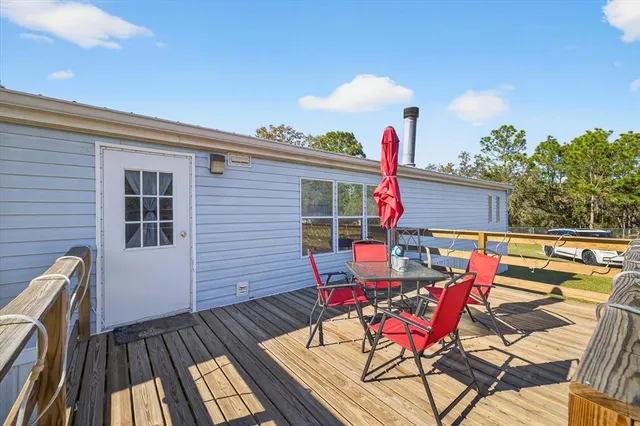 a view of a house with sitting area