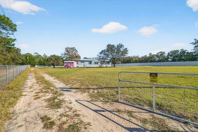 a view of a lake with a beach