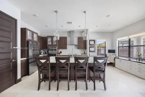 a view of a dining room and livingroom