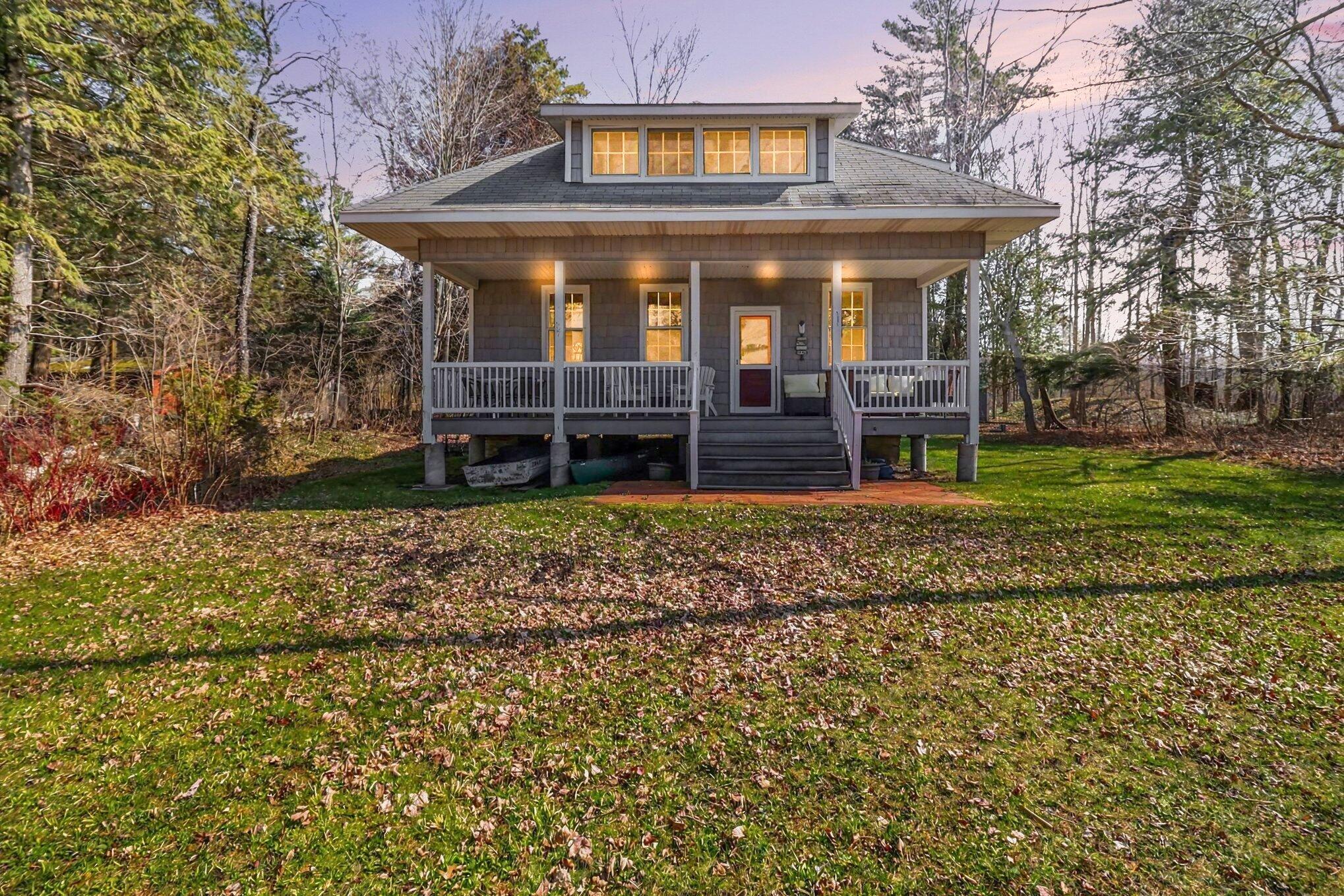 6461 South Shields Road Pentwater, MI 49449 - Photo 31 of 33 Exterior Twilight