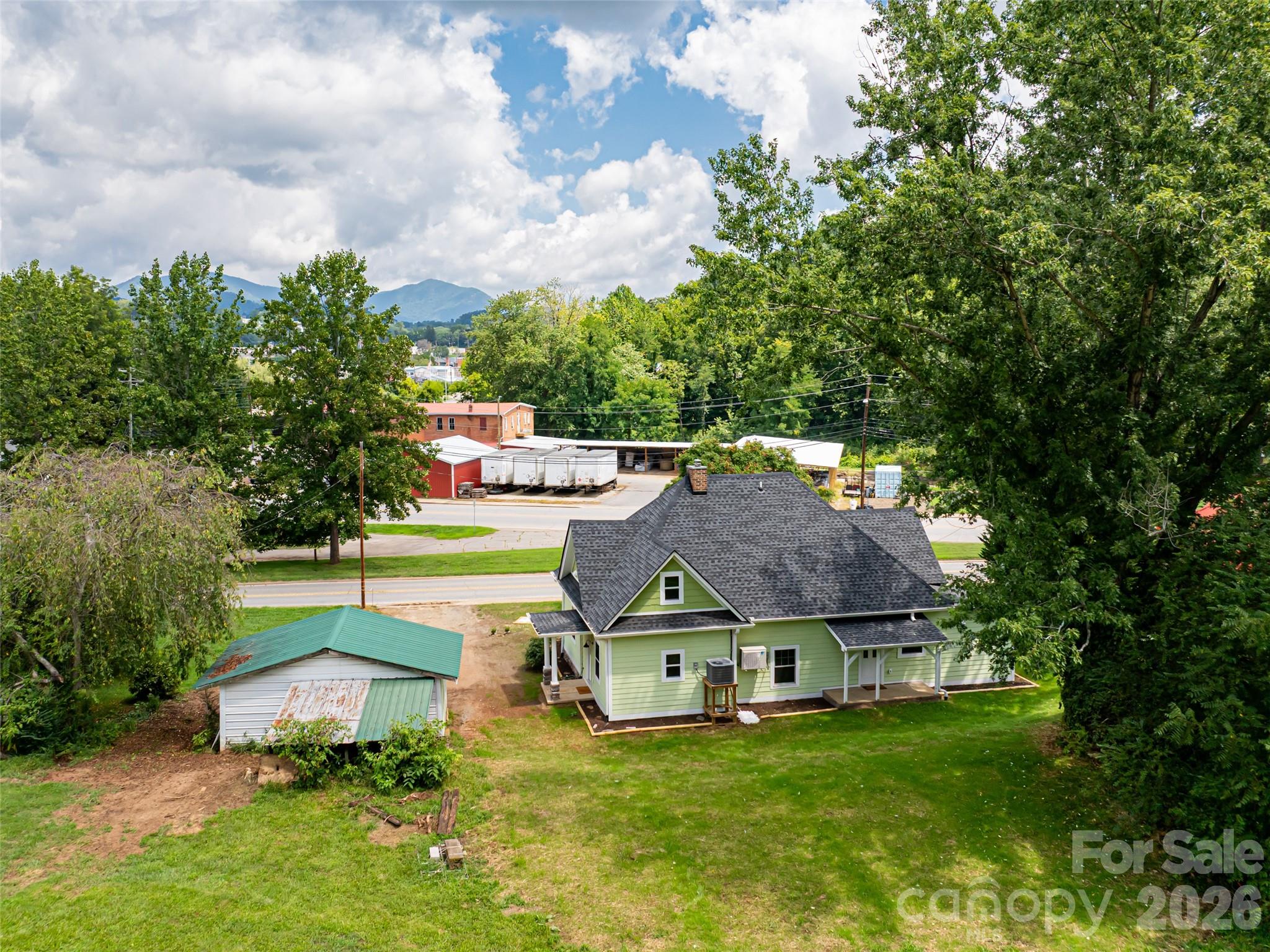 172 Reed Street Canton, NC 28716 - Photo 46 of 48 an aerial view of a house
