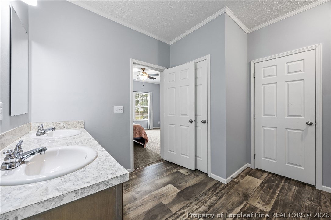 2252 Old Stage Road South Erwin, NC 28339 - Photo 31 of 47 a bathroom with a sink and a mirror
