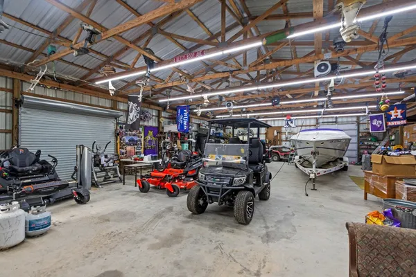 a view of car garage