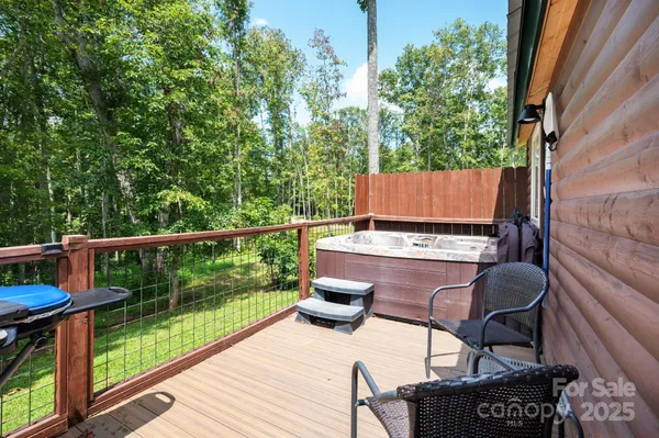 a outdoor view with a sitting space