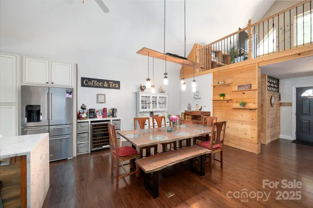 a room with furniture and wooden floor