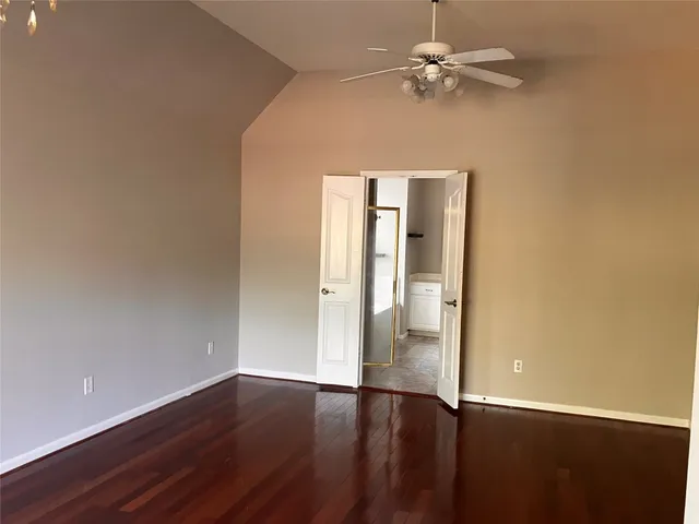 wooden floor in an empty room
