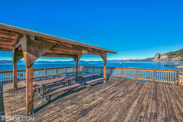 a view of a roof deck