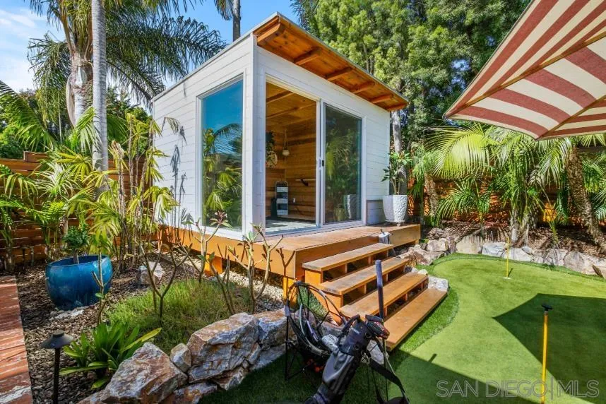 1161 Balour Drive Encinitas, CA 92024 - Photo 2 of 48 a view of a house with backyard porch and sitting area