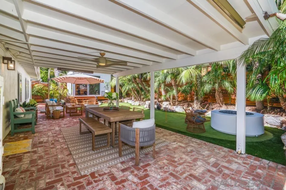 1161 Balour Drive Encinitas, CA 92024 - Photo 38 of 48 a outdoor living space with furniture and garden view