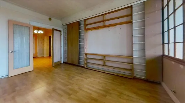 a view of an empty room