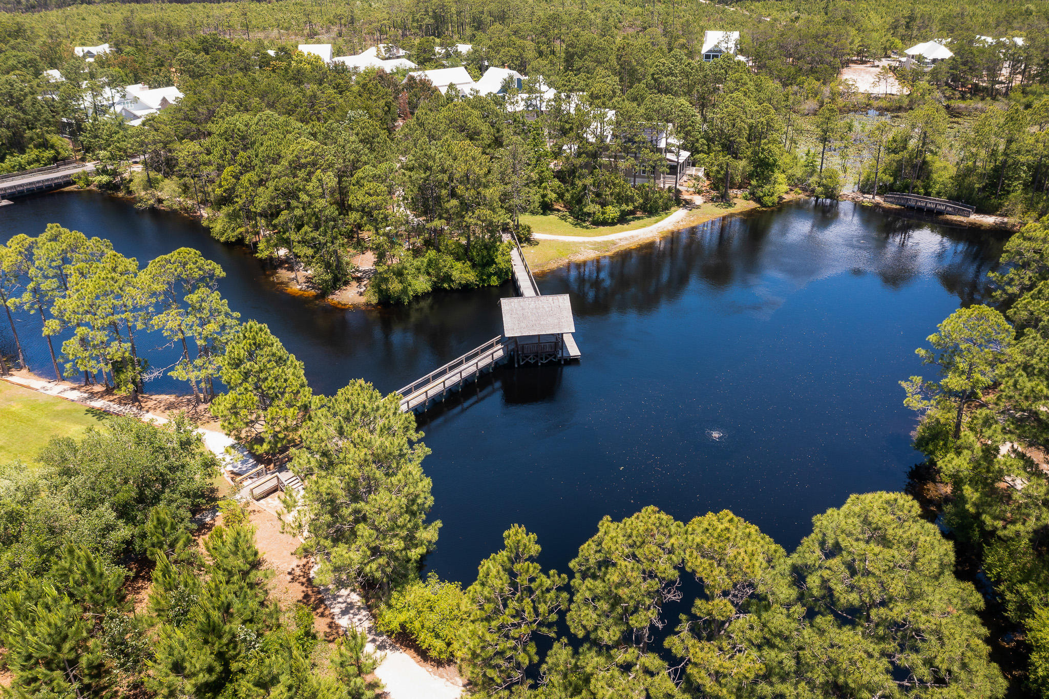 106 Okeechobee West Santa Rosa Beach, FL 32459 - Photo 50 of 53 a view of a lake with outside area
