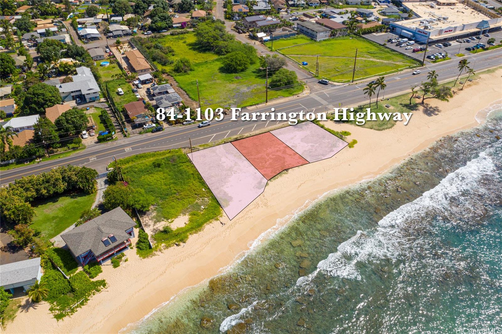 84-1101 Farrington Highway Waianae, HI 96792 - Photo 13 of 14 lines are for illustrative purposes only, subject lot is largest on the left