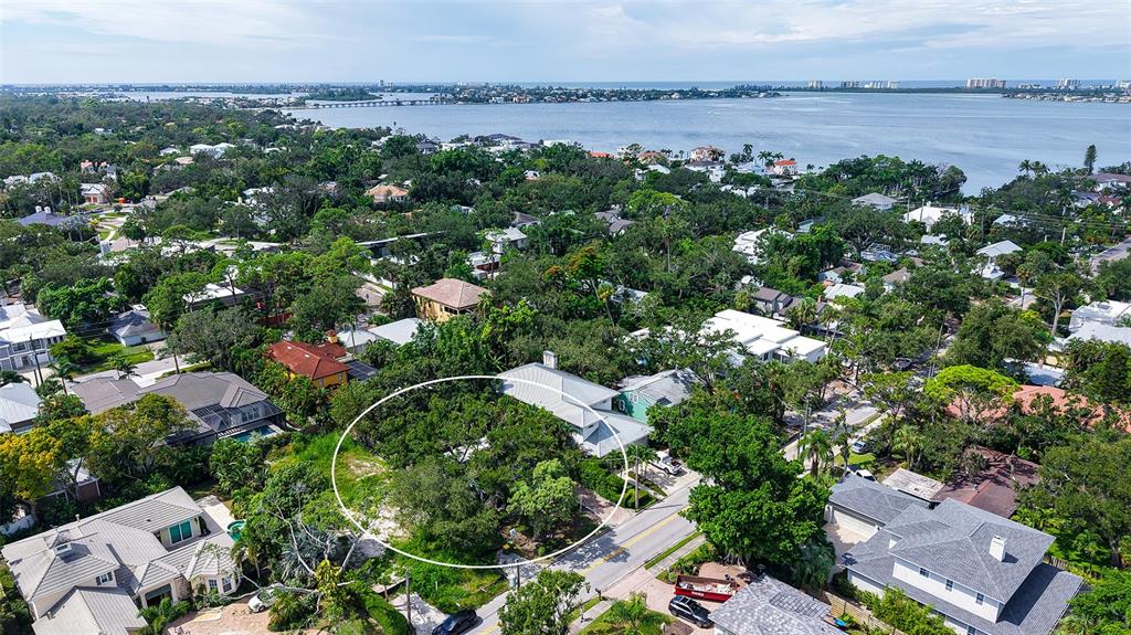 1702 Hillview Street Sarasota, FL 34239 - Photo 41 of 67 a view of a house with a lake view