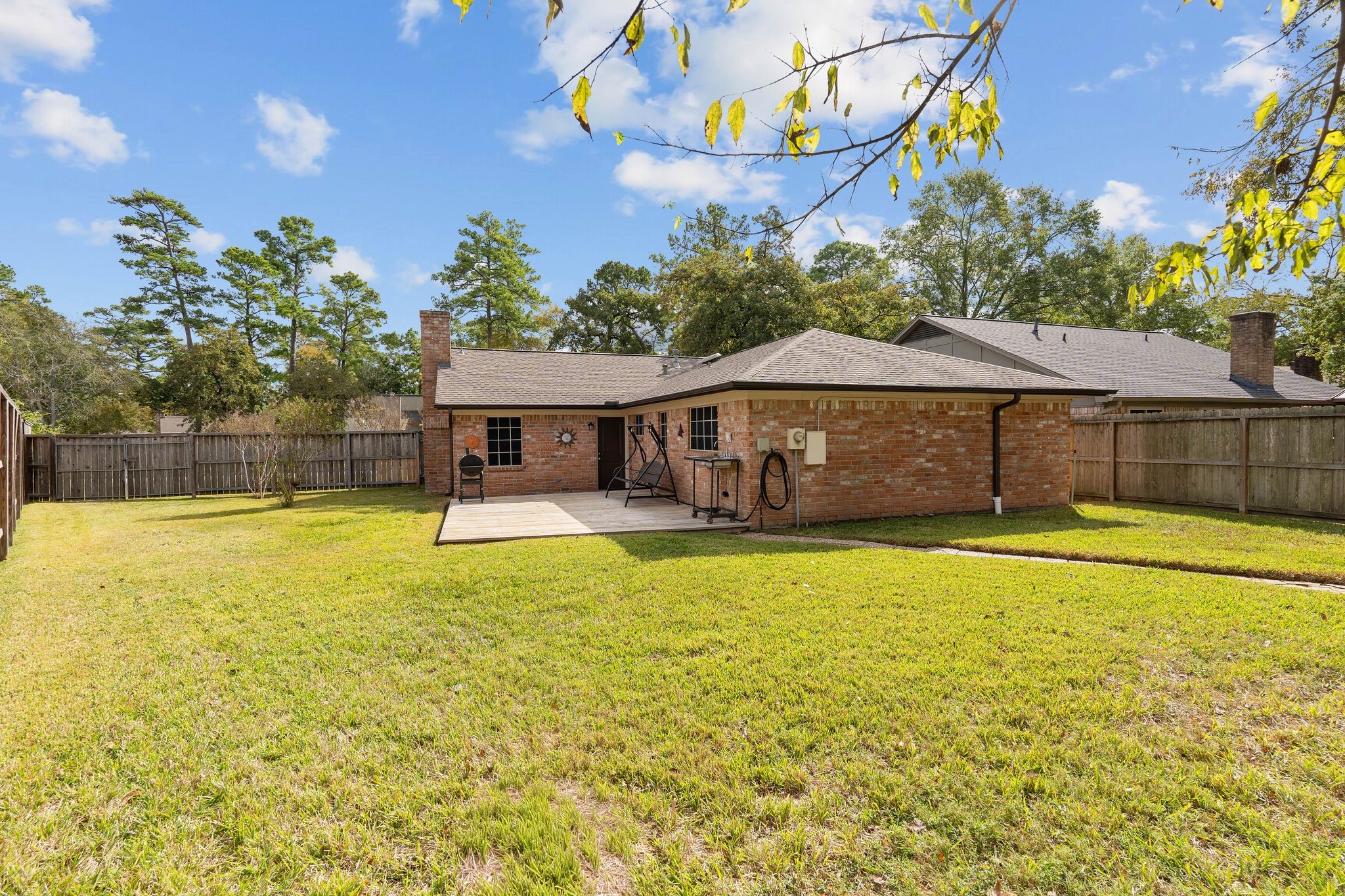 23019 Rothwood Road Spring, TX 77389 - Photo 28 of 30 a front view of a house with swimming pool
