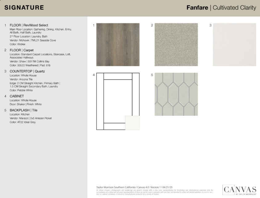 437 Citrus Oak Road Glendora, CA 91740 - Photo 4 of 4 437 Citrus Oak Road design selections! This home is currently under construction and selections are subject to change.