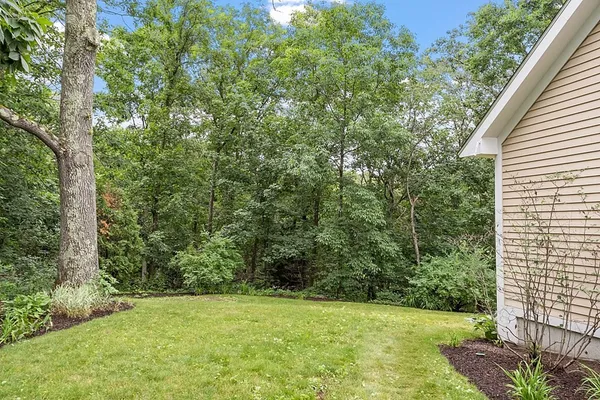 a view of an outdoor space and a yard
