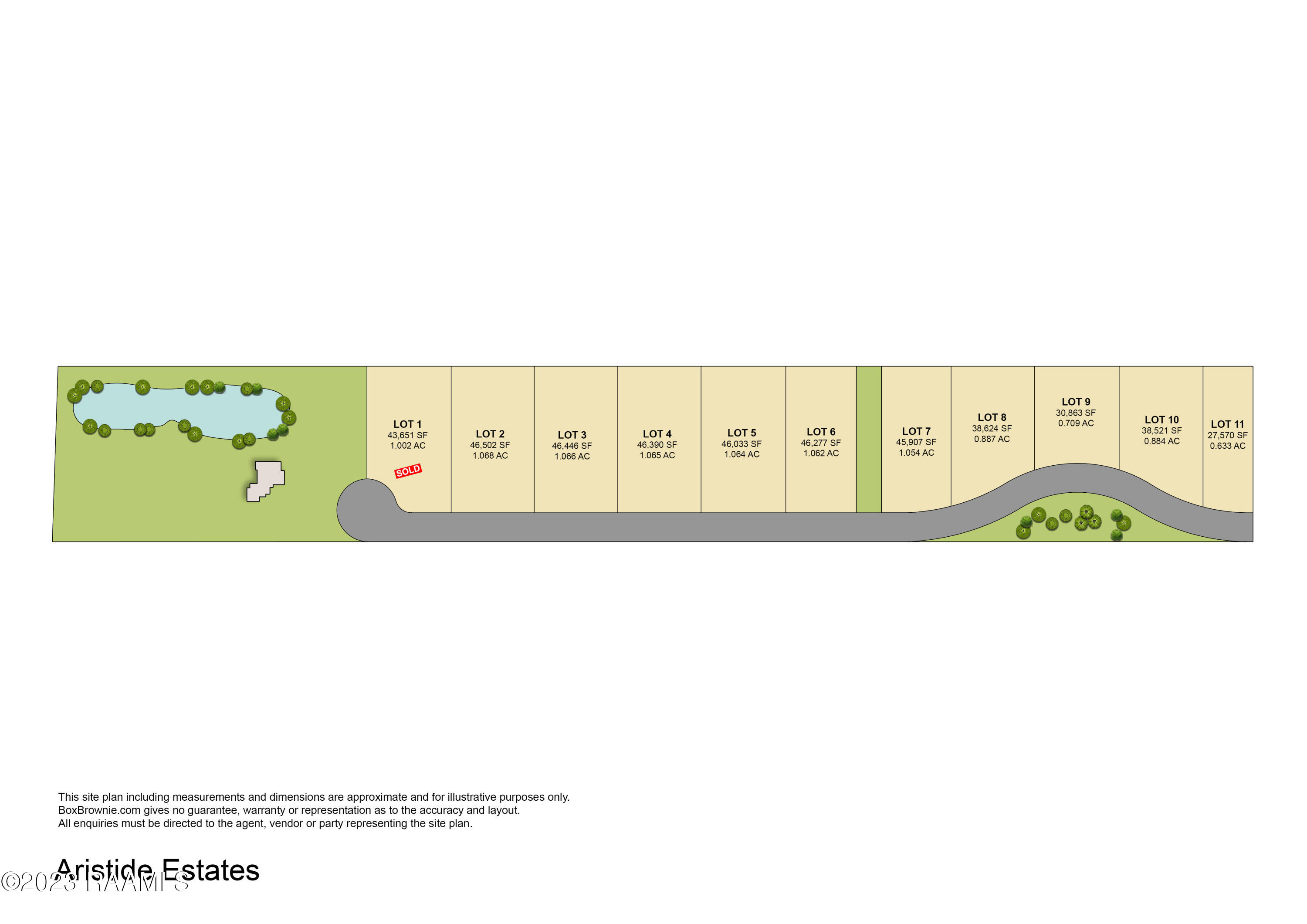 Tbd Tbd Doc Guidry Road, Unit 8 Carencro, LA 70520 - Photo 3 of 5 Aristide Estates graphics