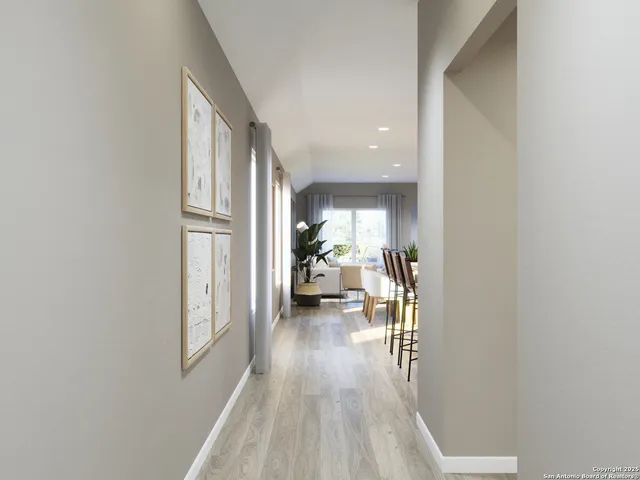 a view of livingroom with furniture and wooden floor