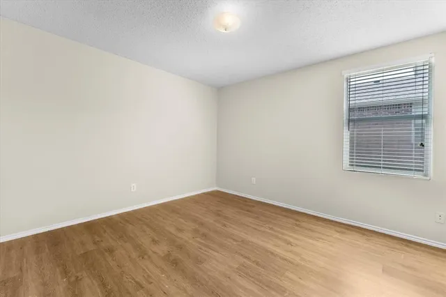 wooden floor in a room