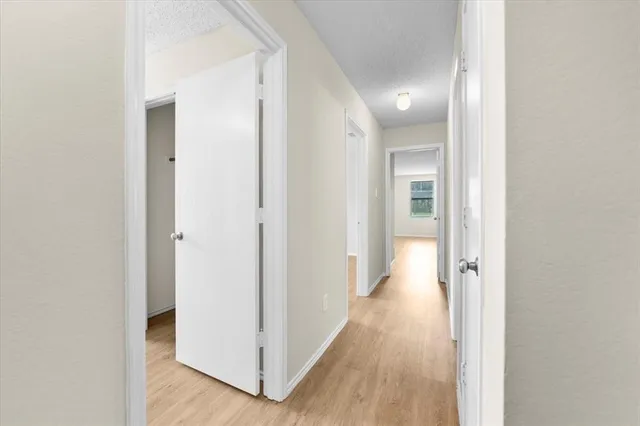 a living room with a fireplace