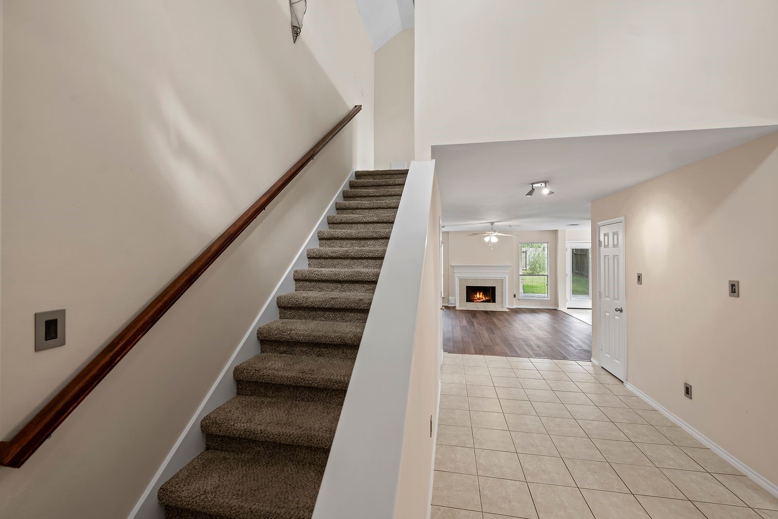 15311 Redbud Berry Way Cypress, TX 77433 - Photo 18 of 30 a view of entryway and hall with wooden floor