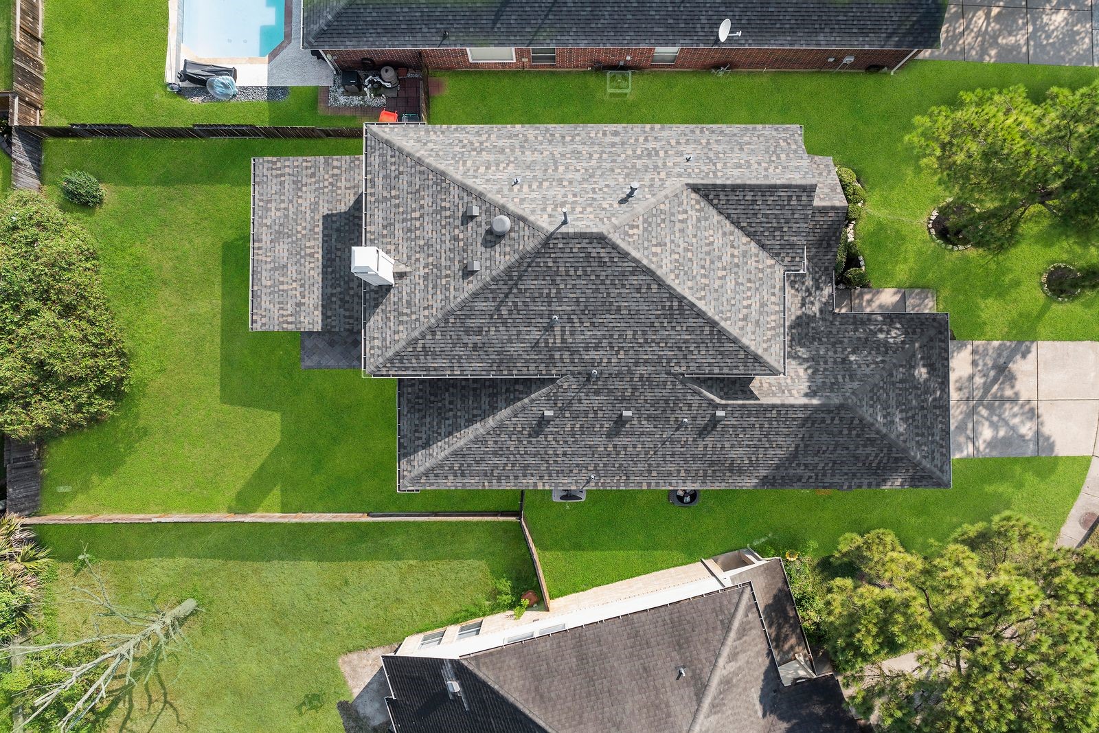 15311 Redbud Berry Way Cypress, TX 77433 - Photo 29 of 30 an aerial view of a house with a garden