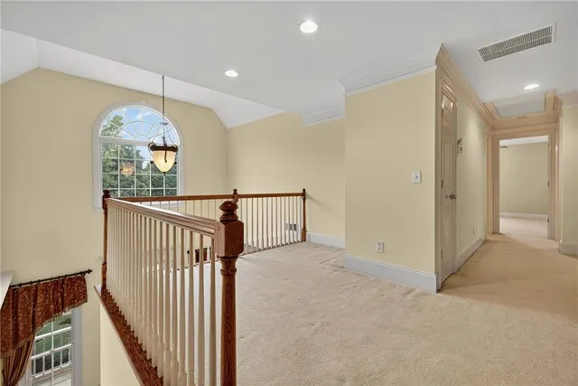 en view interior of a house with wooden floor