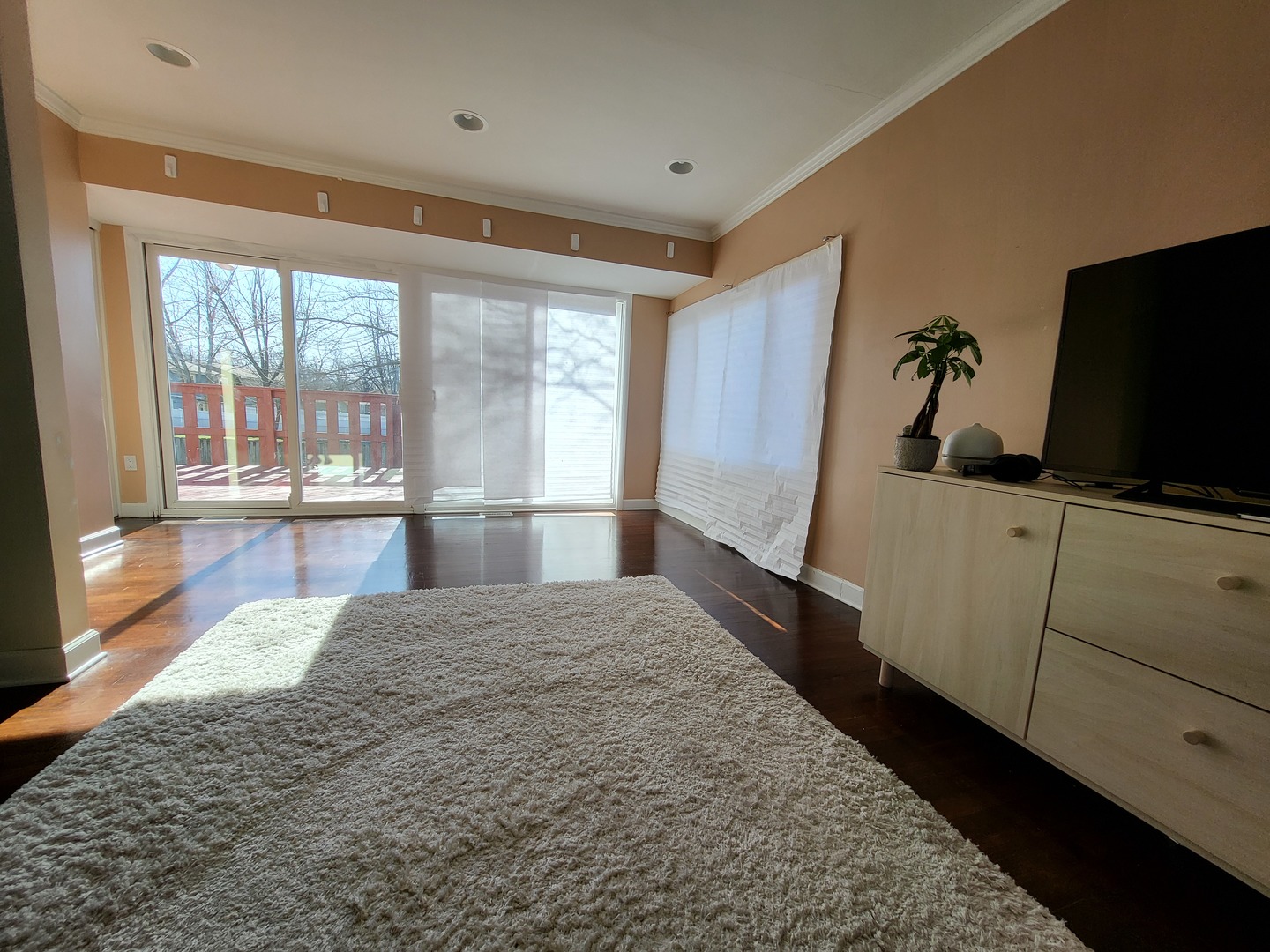 1770 Chippendale Road Hoffman Estates, IL 60169 - Photo 15 of 25 a bedroom with a bed and a television in it