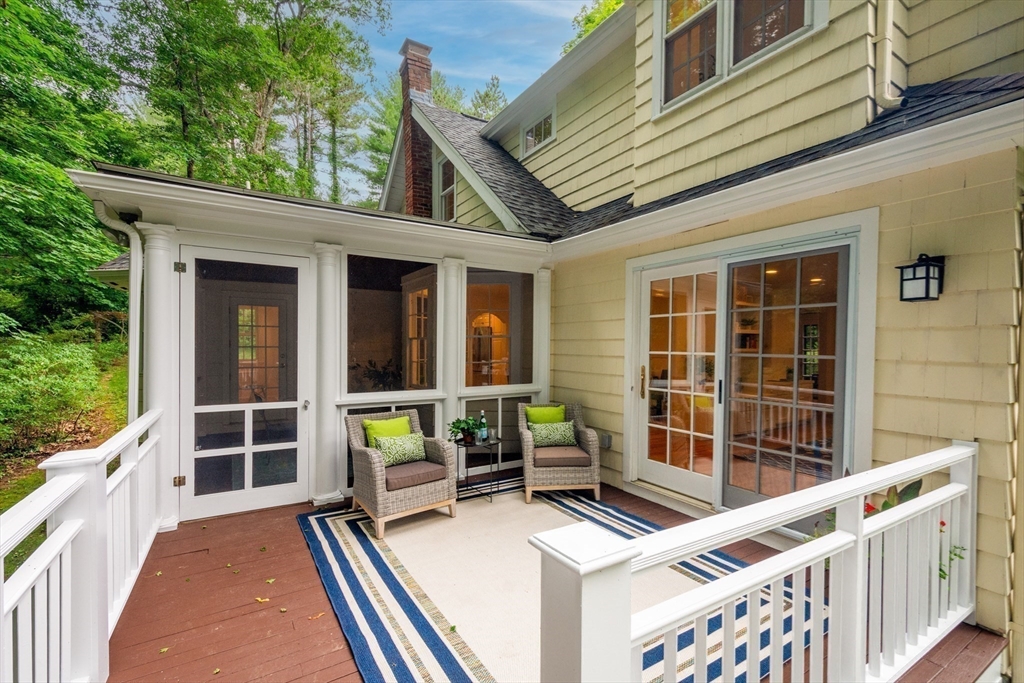 24 Beaver Pond Road Lincoln, MA 01773 - Photo 30 of 35 a view of a chairs in the balcony