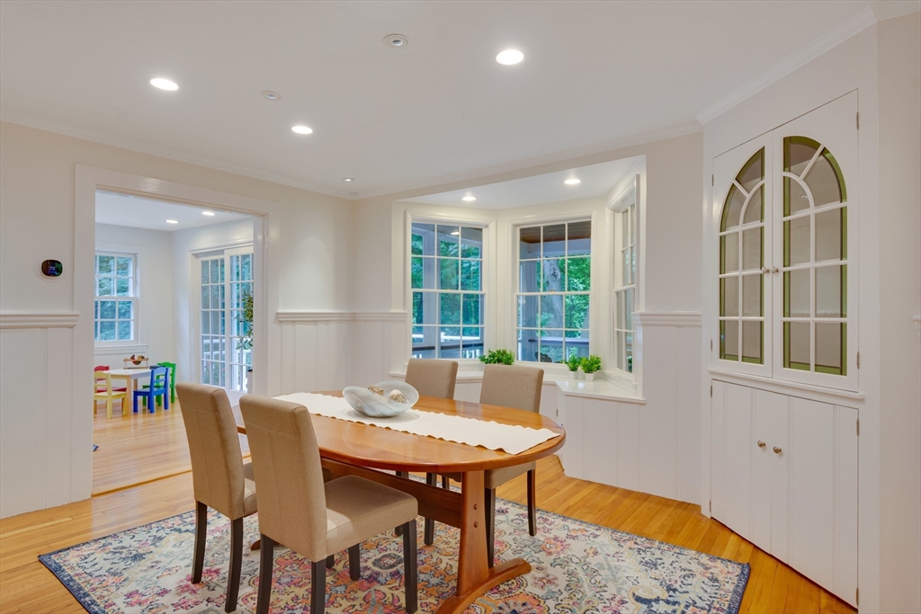 24 Beaver Pond Road Lincoln, MA 01773 - Photo 4 of 35 a dining room with furniture window and wooden floor