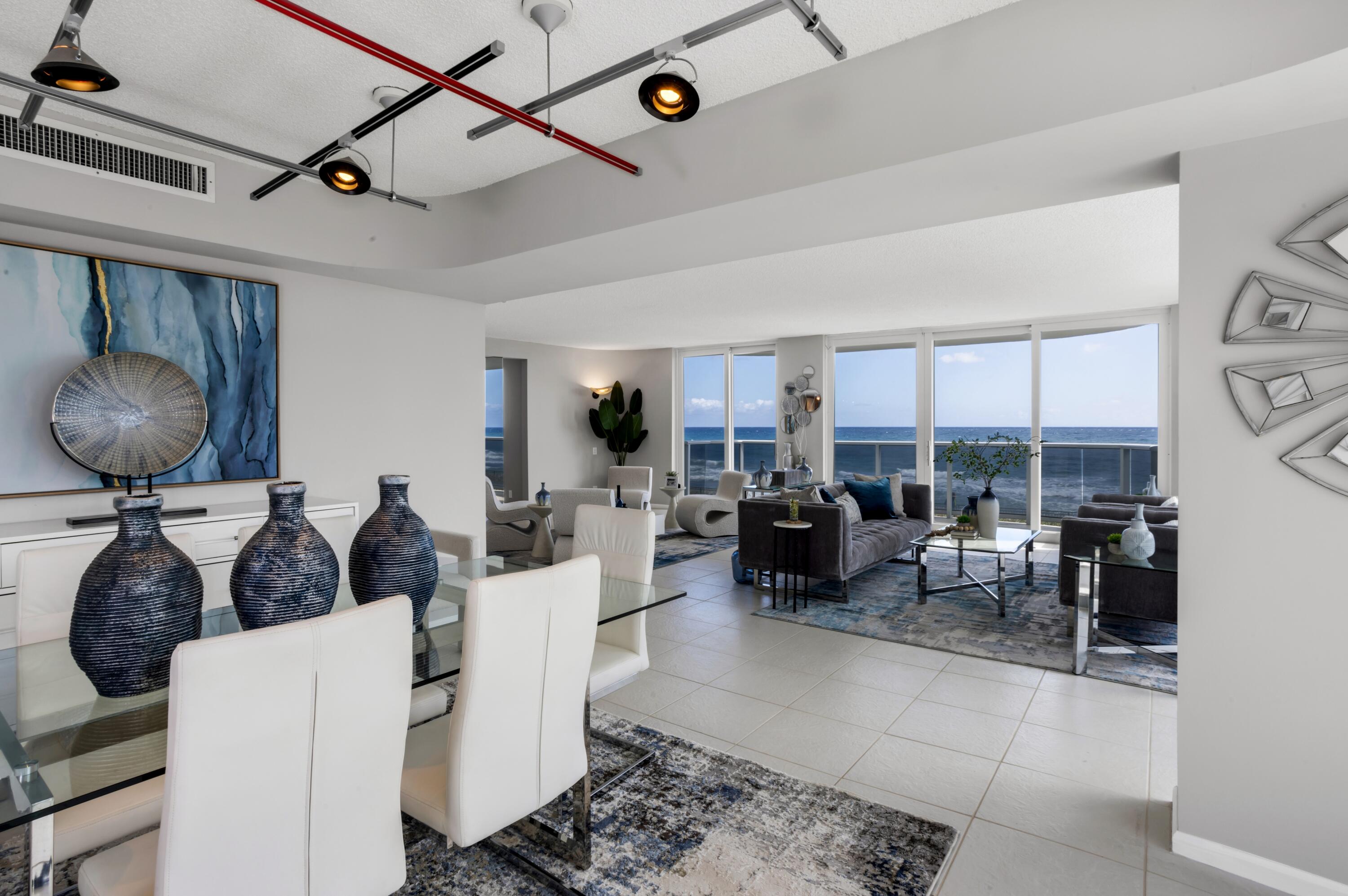 350 South Ocean Boulevard, Unit 1A Boca Raton, FL 33432 - Photo 8 of 37 DINING TO LIVING
