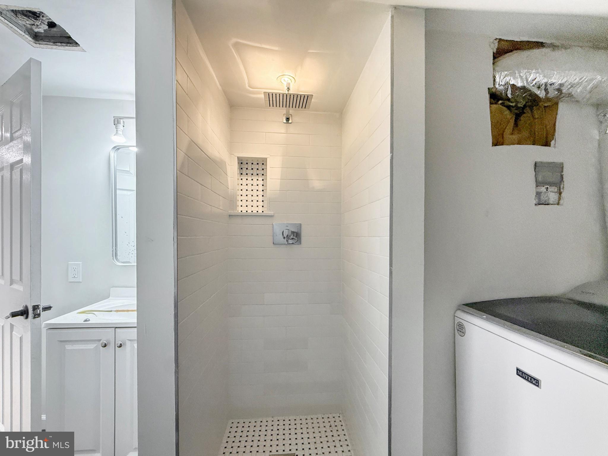 3216 18th Street Northeast Washington, DC 20018 - Photo 35 of 47 Modern shower with sleek design.
